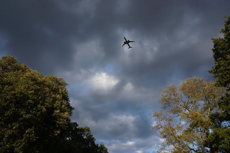 Plane overhead